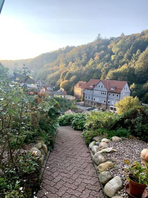 Ferienwohnung Am Hang Mit Malerischer Aussicht Osterode am Harz Exteriör bild