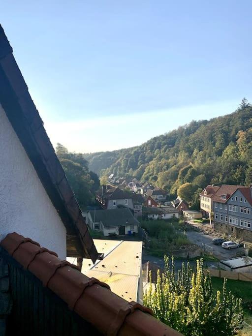 Ferienwohnung Am Hang Mit Malerischer Aussicht Osterode am Harz Exteriör bild